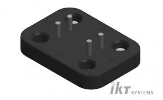 Montageblock 4 Stehbolzen